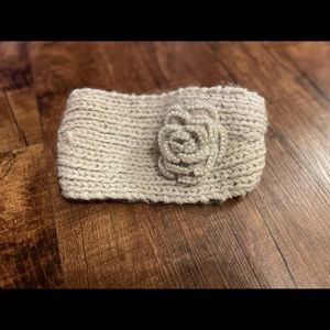 Homemade knitted headband